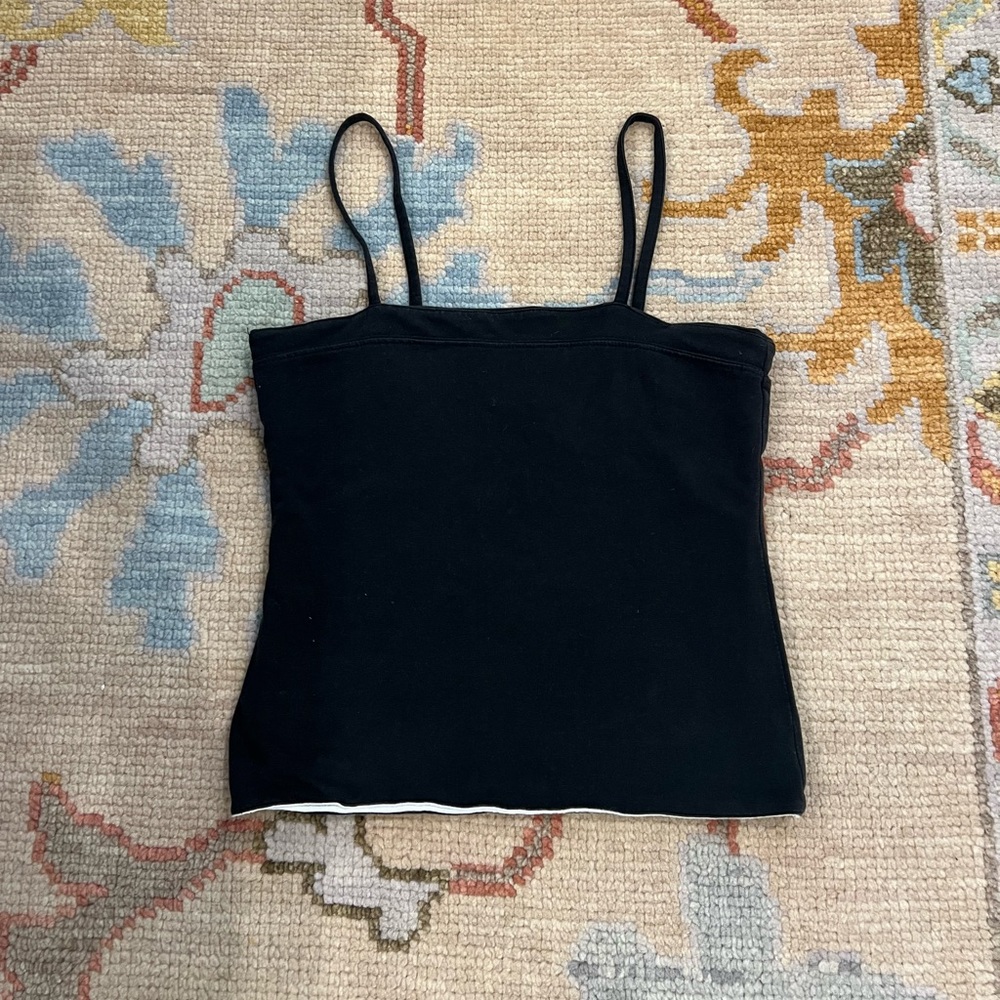 Reversible Black Tank Top